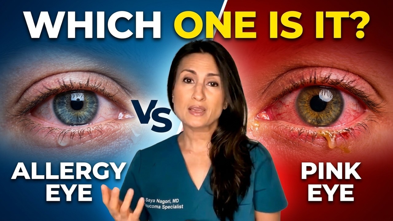 Eye Allergies vs Conjunctivitis | allergy eyes vs pink eye | allergic conjunctivitis |