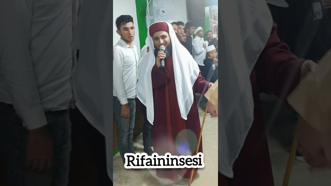 USTADİMiZİN DiLİNDEn SEMADA MELEKLER GEZER DURURLAR  İLAHİSİ #rifai #edep احمد الرفاعي