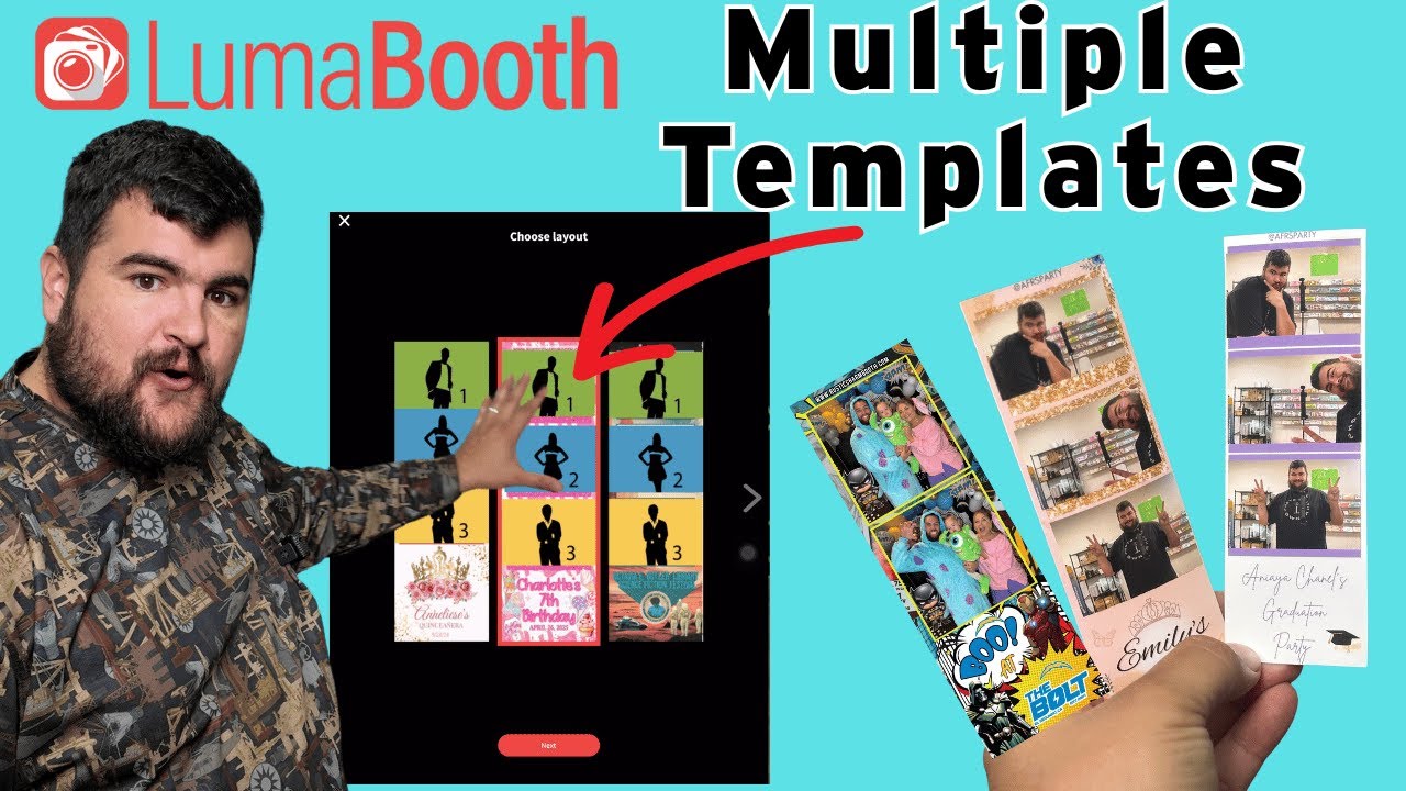 HOW TO USE MULTIPLE TEMPLATES IN LUMABOOTH - NEW 2025 UPDATE