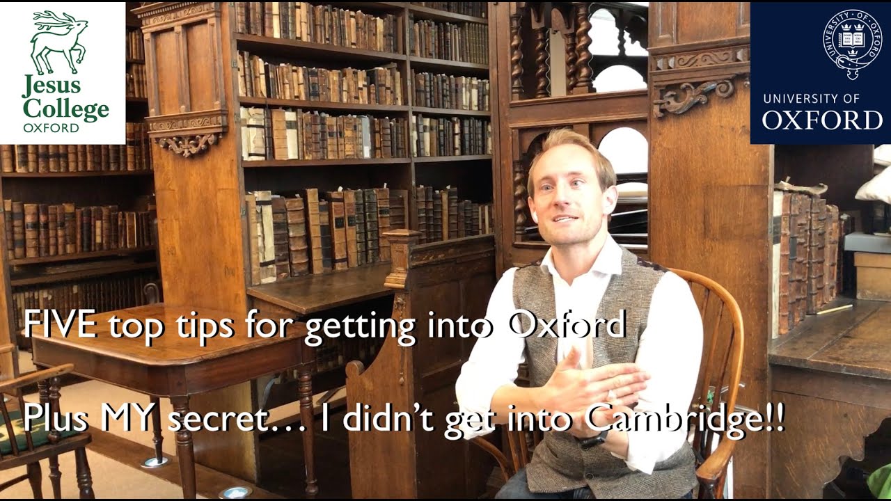 FIVE top TIPS for getting into OXFORD!! (Plus MY secret revealed!!)