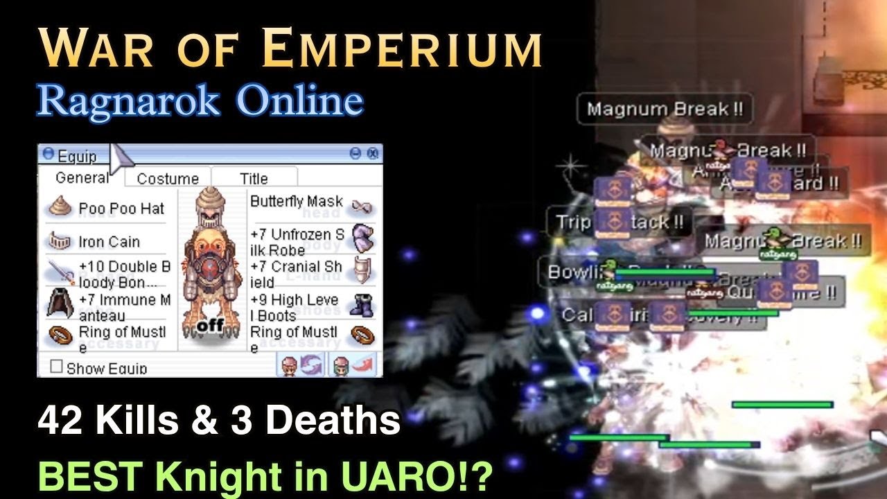 [UARO PT WOE] 42 Kills & 3 Deaths - Best WOE Knight in the Server!?
