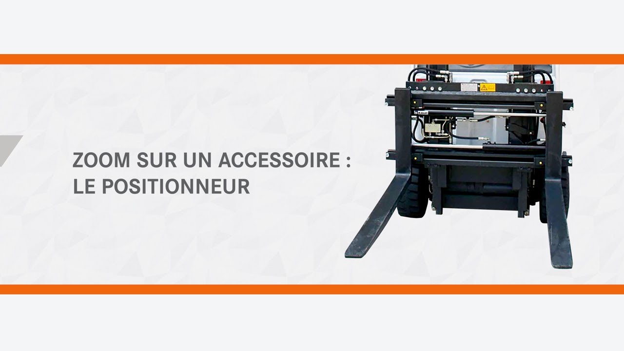 Zoom sur le positionneur de fourches