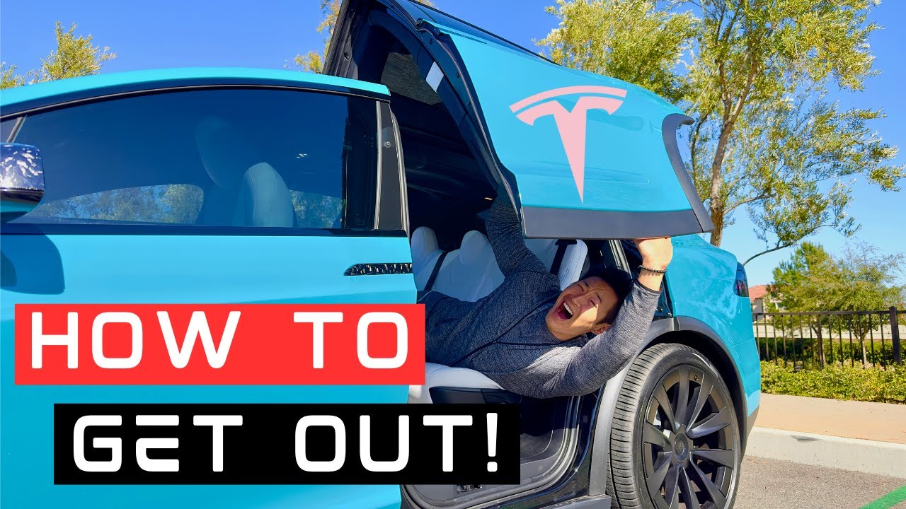 Open the Doors in a Tesla Model X in an Emergency
