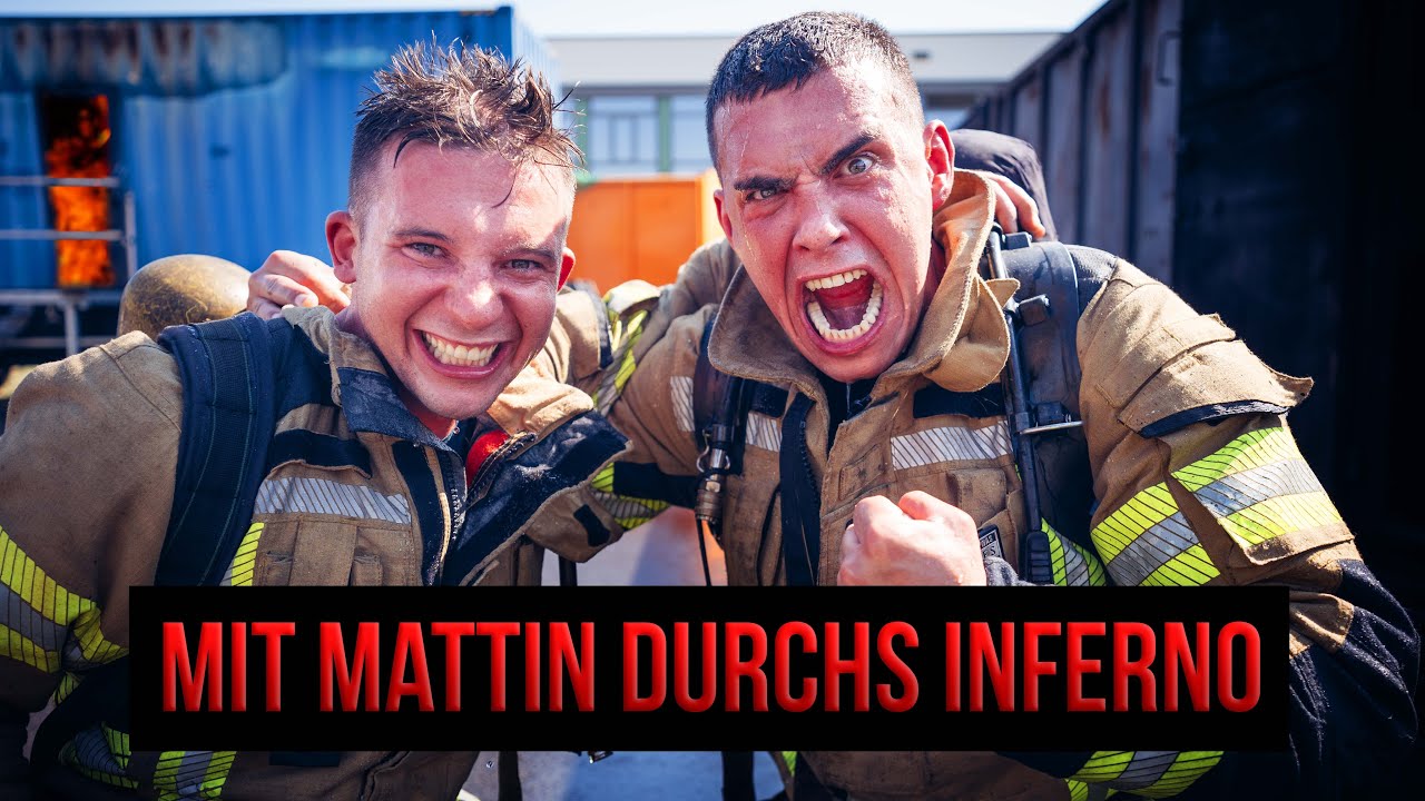 Mit MATTIN im Brandcontainer - So heiß wird's bei der Feuerwehr | Niklas on fire
