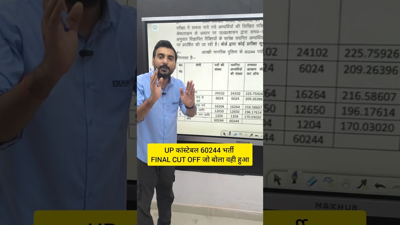 UP POLICE FINAL RESULT OUT | UP POLICE FINAL CUT OFF | UP CONSTABLE FINAL CUT OFF #uppfinalcutoff