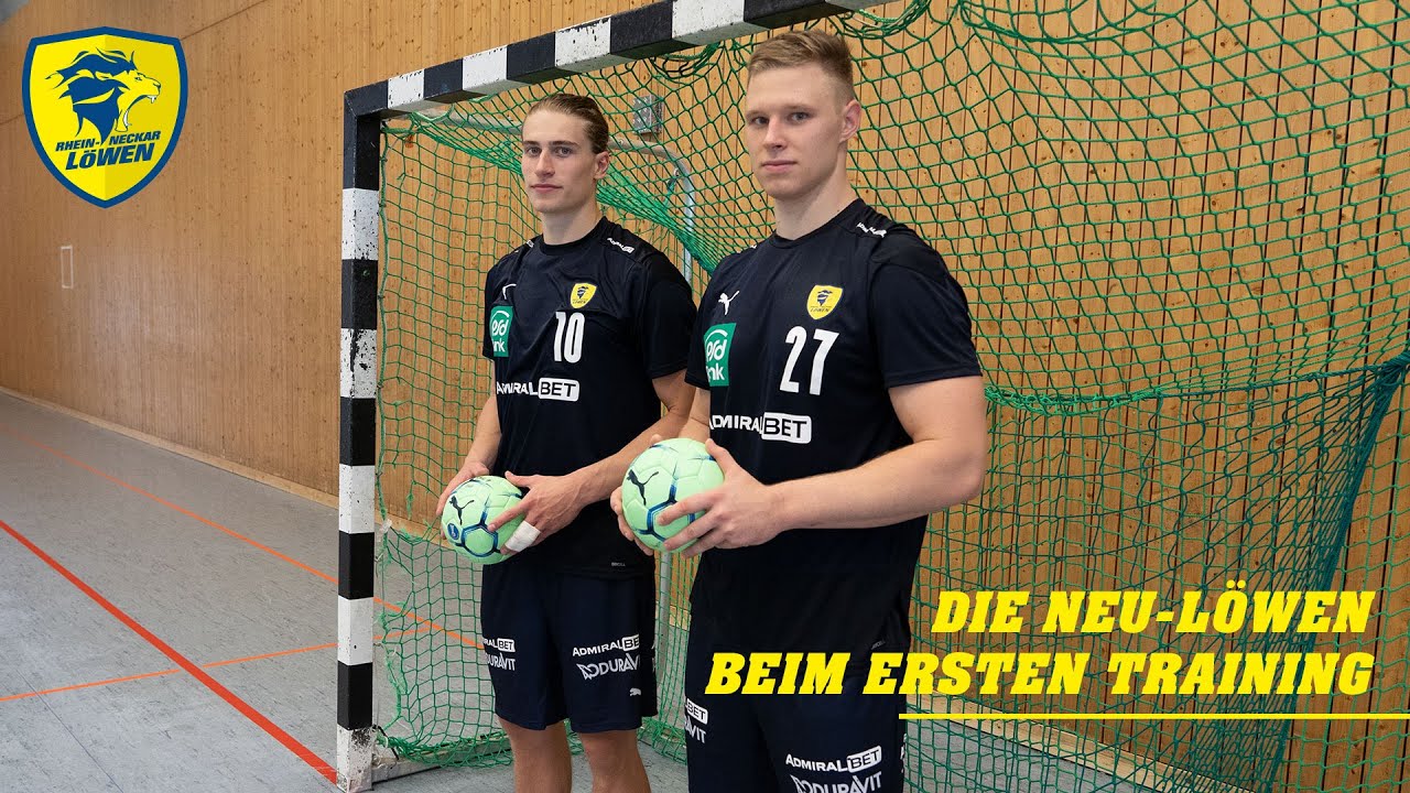 Unsere Neuzugänge Juri und Kristjan im ersten Training