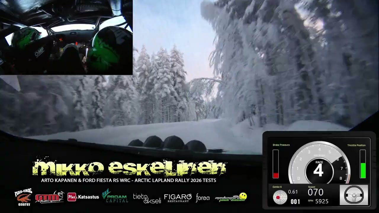 Mikko Eskelinen & Arto Kapanen - Arctic Lapland Rally 2026 PET