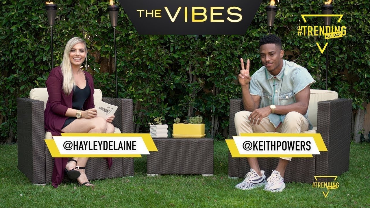 KEITH POWERS INTERVIEW // THE VIBES // Trending All Day