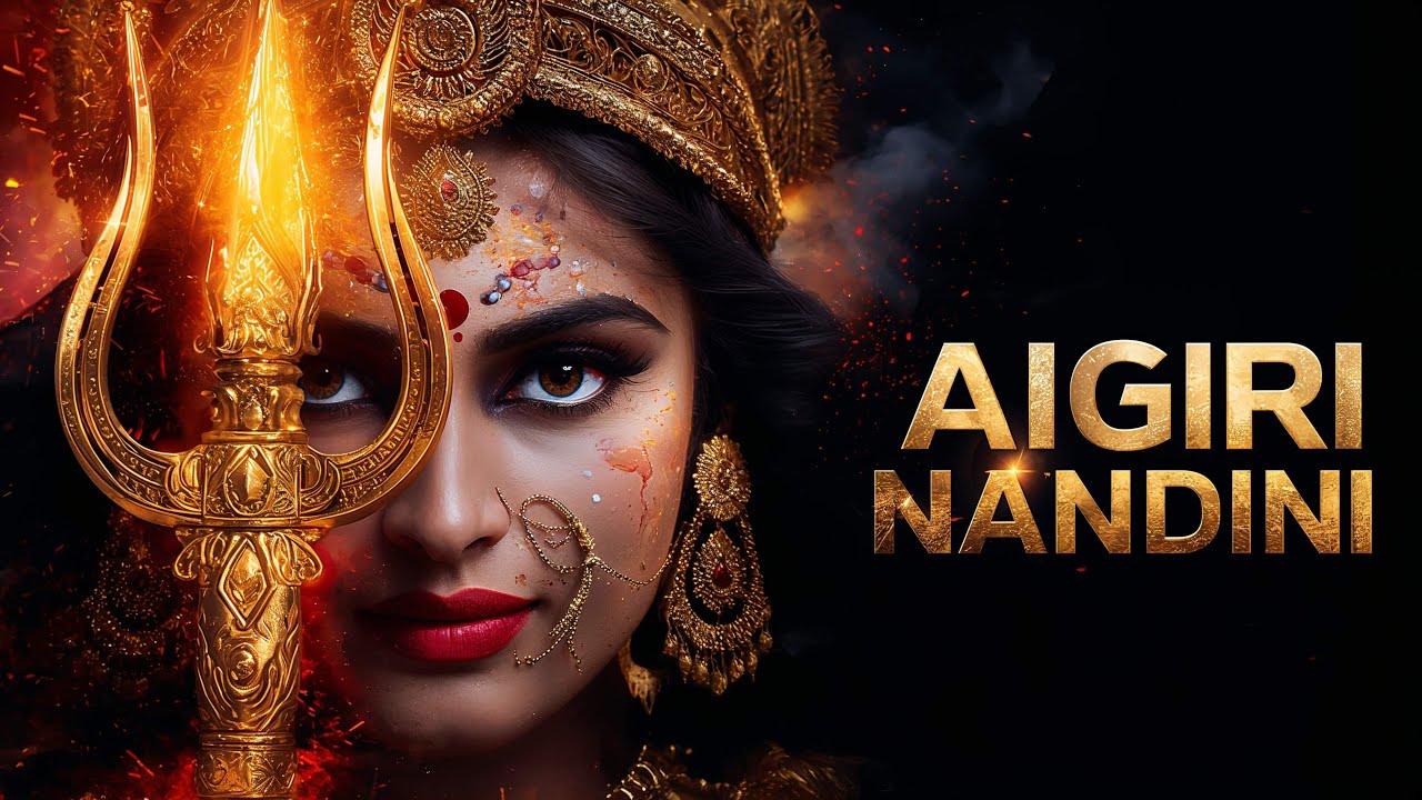 Aigiri Nandini | COMPLETE STOTRA  | WITH Lyrics | #aigirinandini #mahishasuramardini #navratri2025