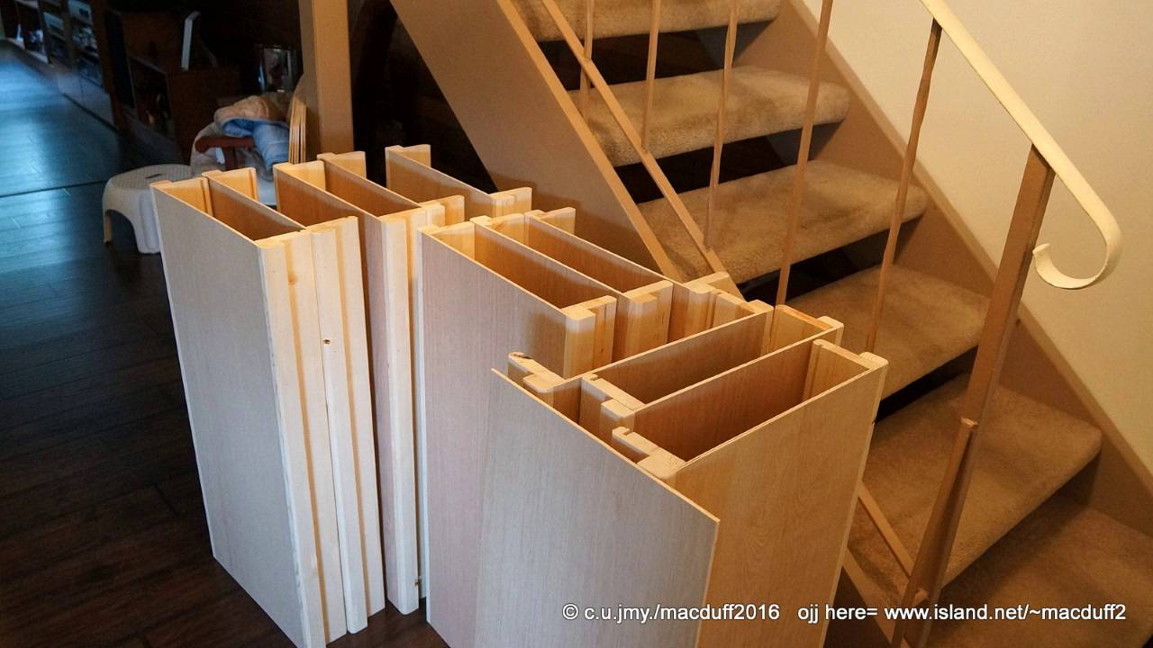 rap around stair treds to an existing open stair