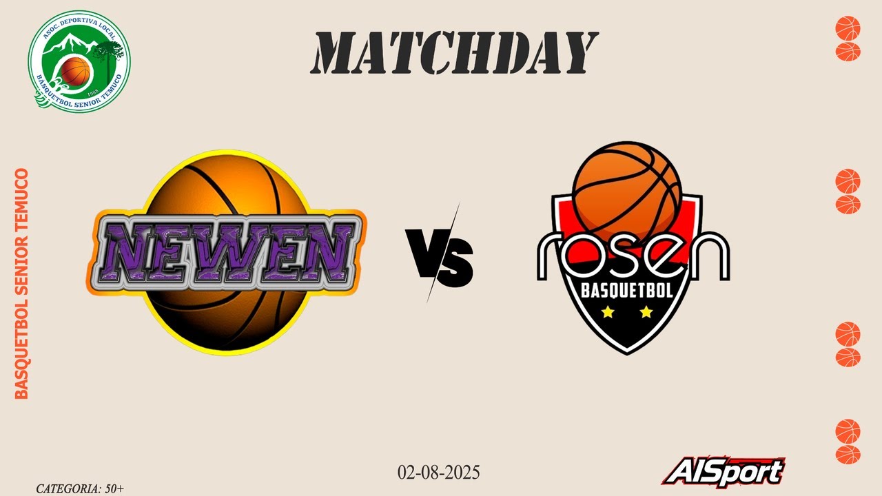 CD NEWEN 50 VS CD ROSEN | Liga Basquetbol Senior Temuco