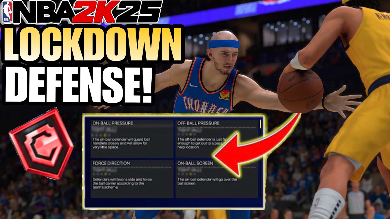 ЛУЧШИЕ НАСТРОЙКИ ЗАЩИТЫ ДЛЯ NBA 2k25 ИГРАЙТЕ ПРЯМО СЕЙЧАС ОНЛАЙН! ОСТАНОВИТЕ БЕГУНОВ!