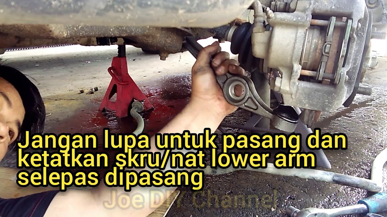 Cara DIY tukar lower arm kancil #kancil #lowerarm #DIY #kongsixrugi #perodua