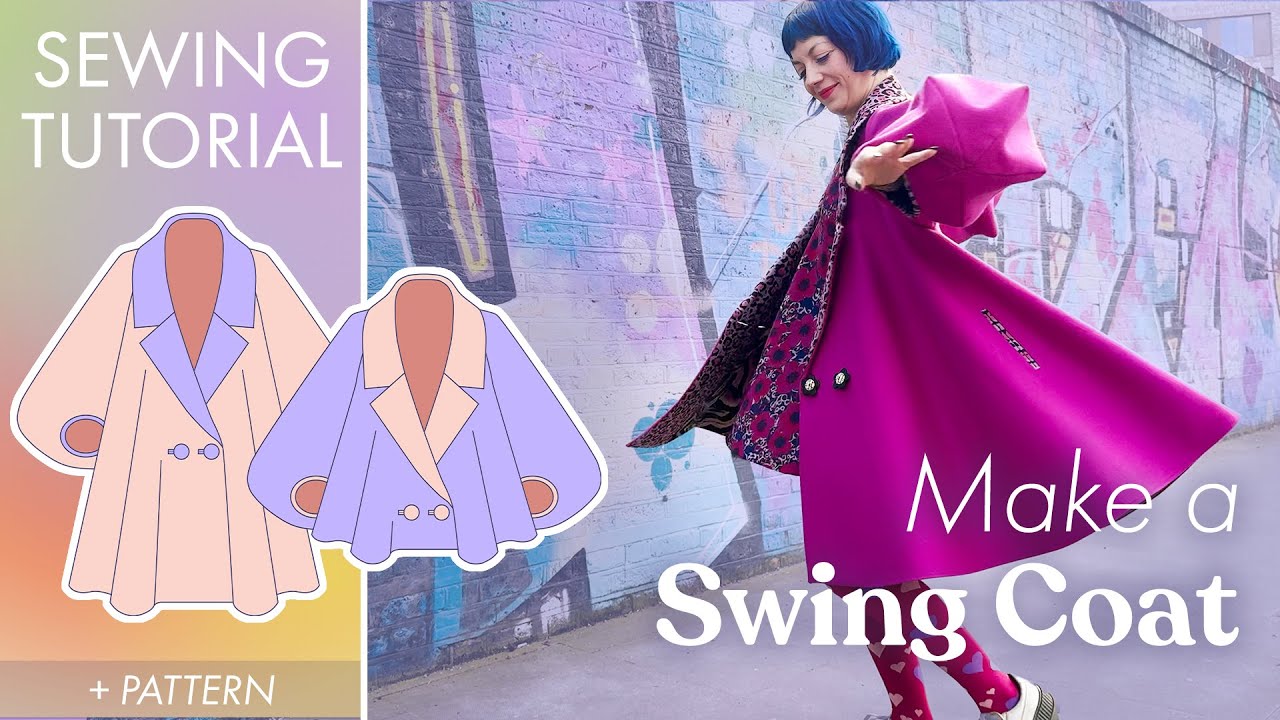 Make a SWING COAT ☆ sewing pattern + tutorial