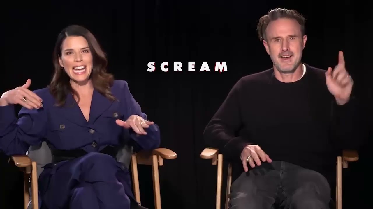 Scream 5 Interview with Neve Campbell and David Arquette