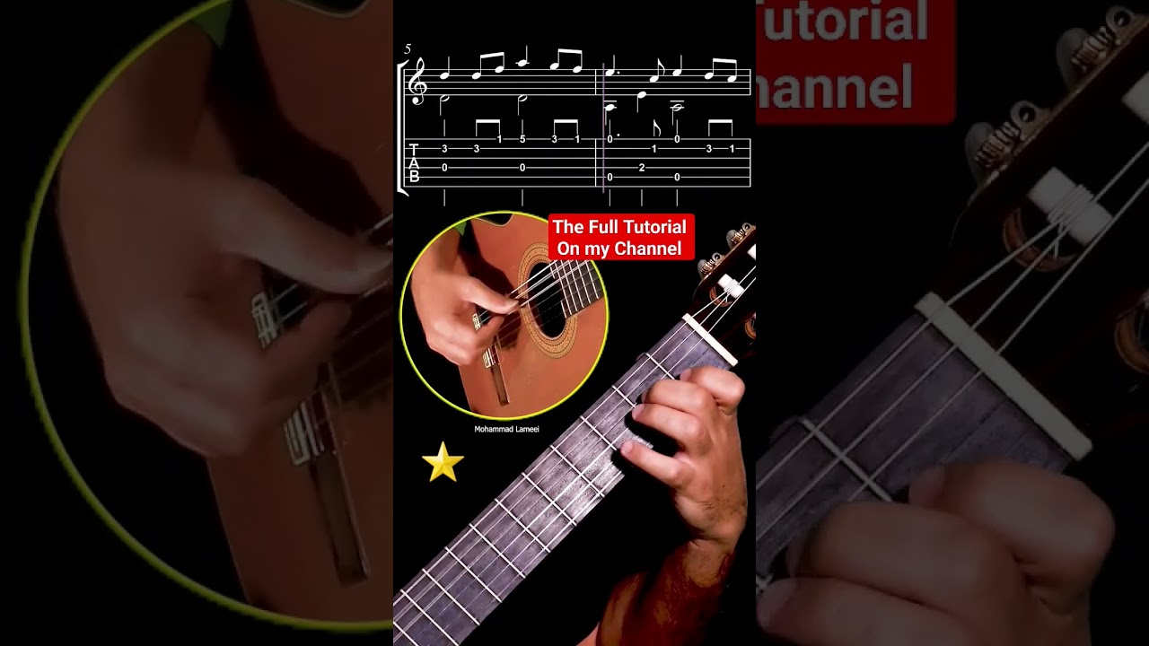 How To Play Tetris theme on Classical & Fingerstyle Guitar