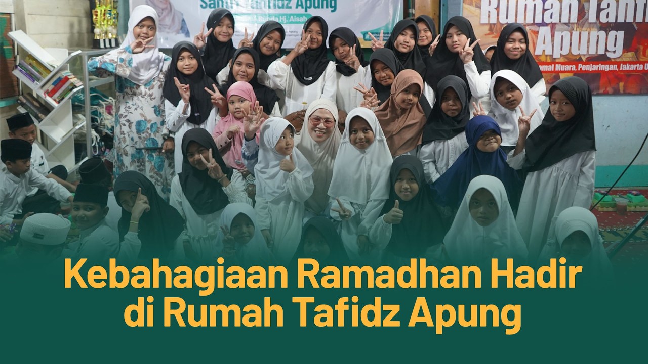 Berbagi 200 Paket Buka Puasa untuk Santri Rumah Tafidz Apung di Jakarta Utara, bersama Vanilla HIjab