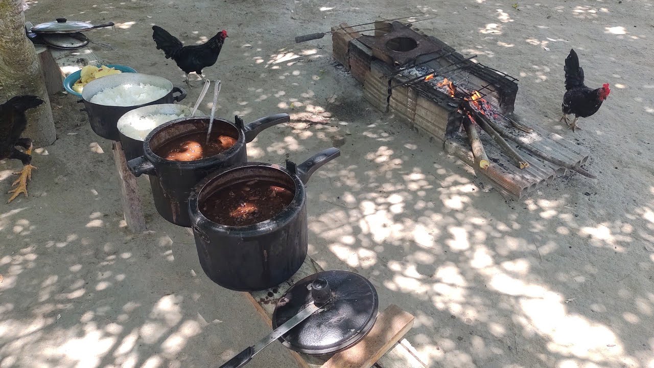ALMOÇO DE DOMINGO NA ROÇA COM TODA A FAMÍLIA E FOI AQUELA ALEGRIA 