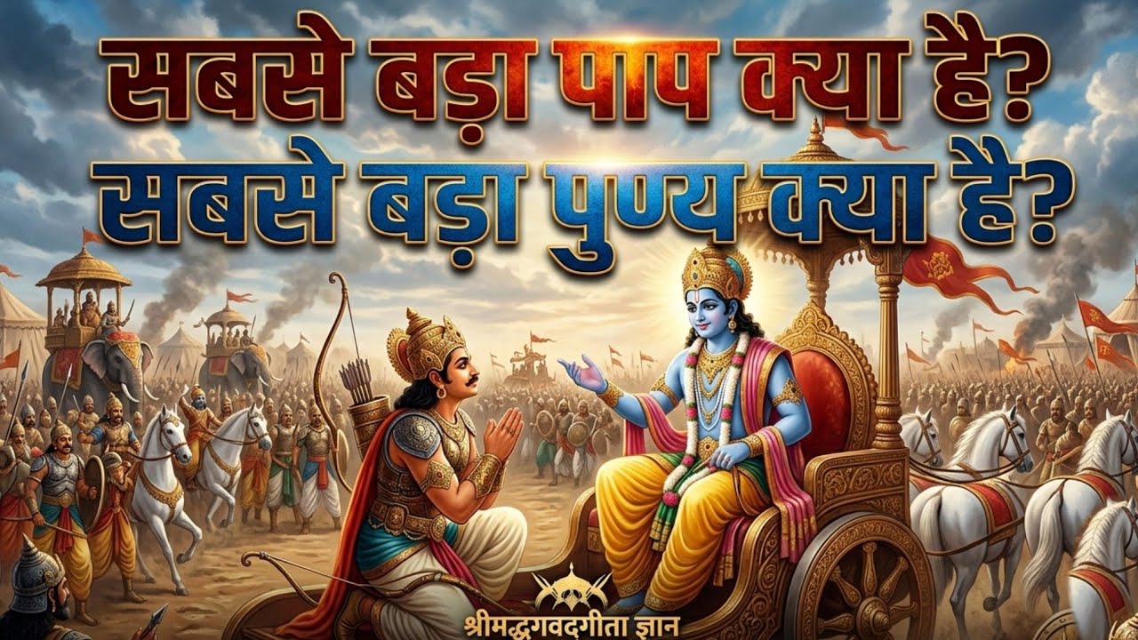 दुनिया का सबसे बड़ा पाप क्या है? सबसे बड़ा पुण्य क्या है? जानिए हजारों साल पहले कृष्ण ने क्या कहा था