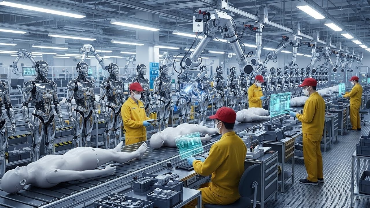 Inside the Humanoid Factory: How Hyper-Realistic AI Robots Are Born (Full Process)