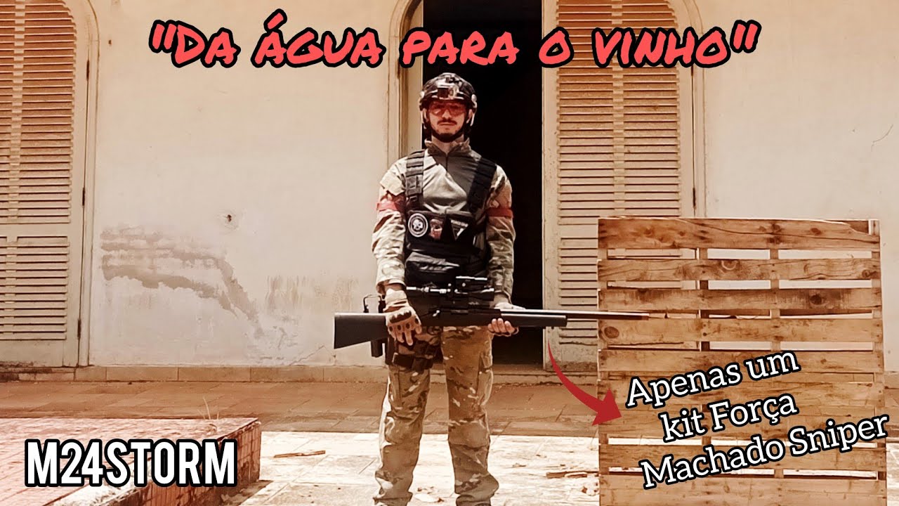 SNIPER GAMEPLAY NA MANSÃO ABANDONADA  (M24 Storm Machado Sniper upgrades)