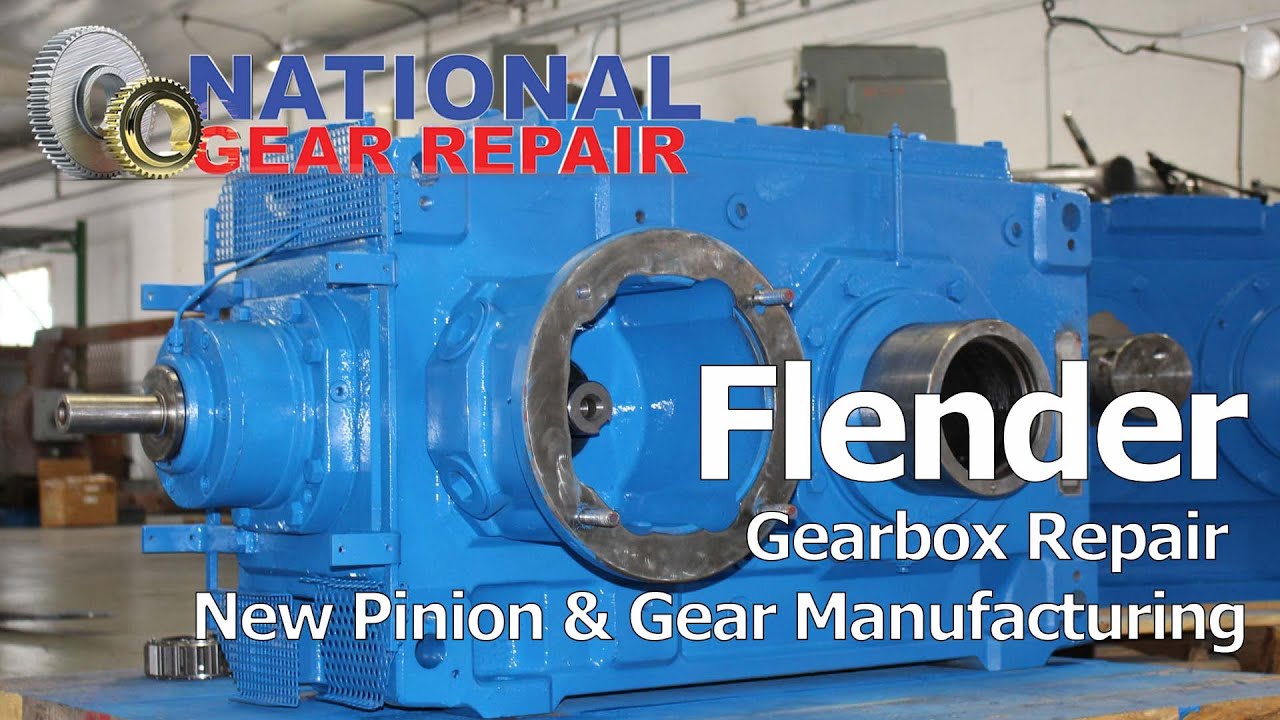 Flender Gearbox Repair | New Pinion & Gear Manufacturing | Flender Model BA5015 08.99+BA7300 01.05