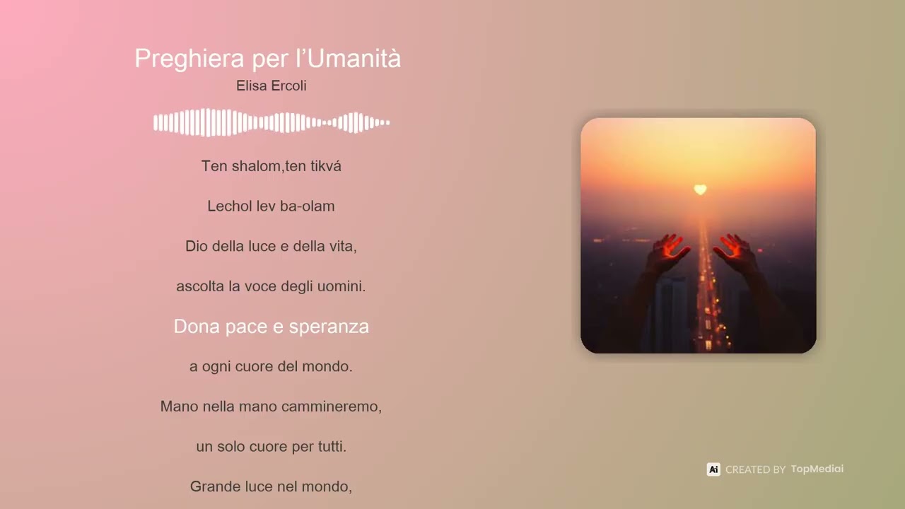 Preghiera per l’Umanità