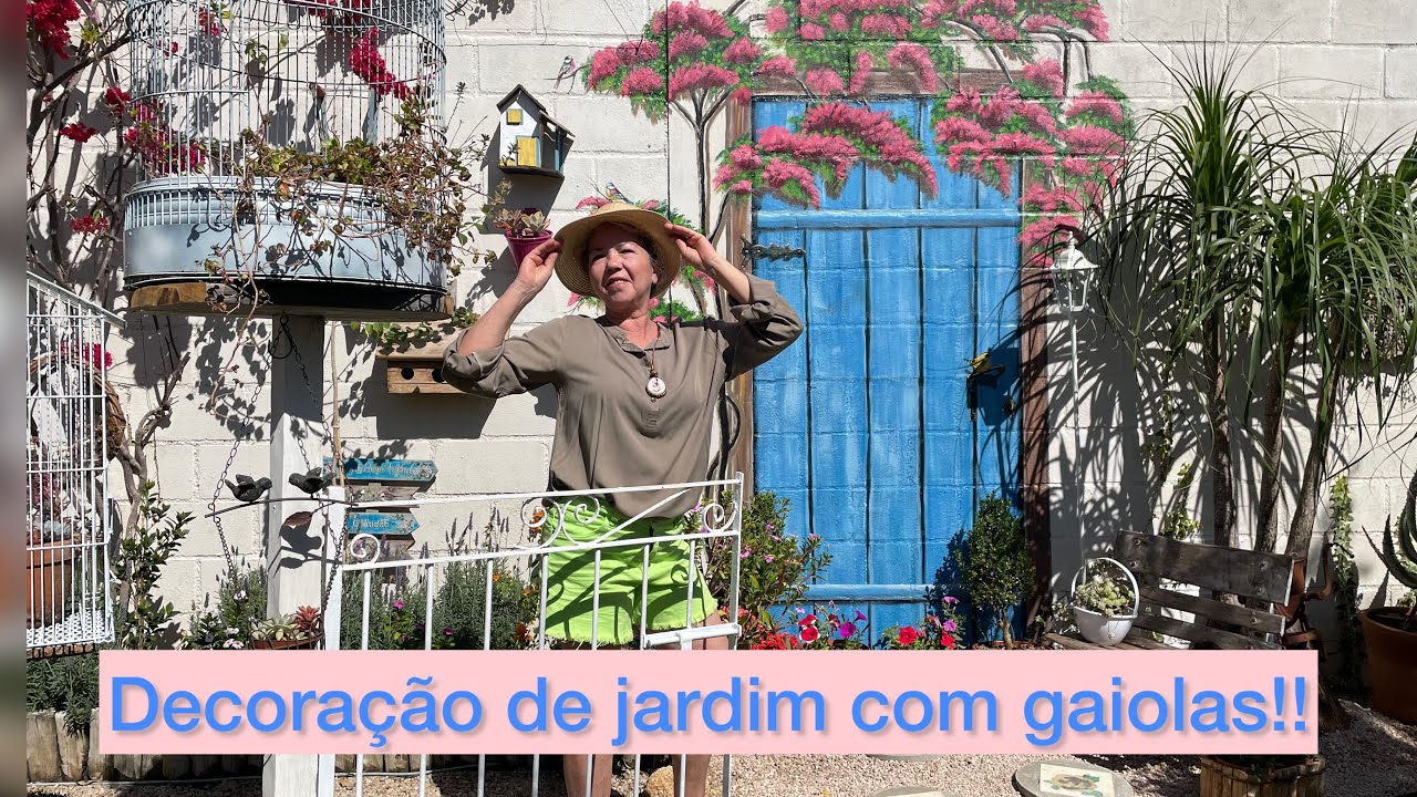 Como criei um cantinho com portão e gaiolas!!