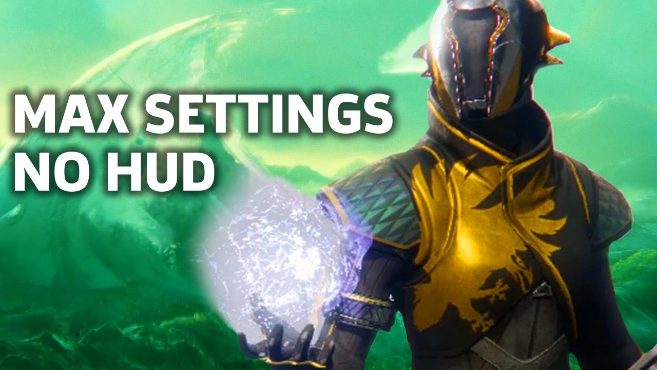 Destiny 2 PC Max Settings No HUD Gameplay