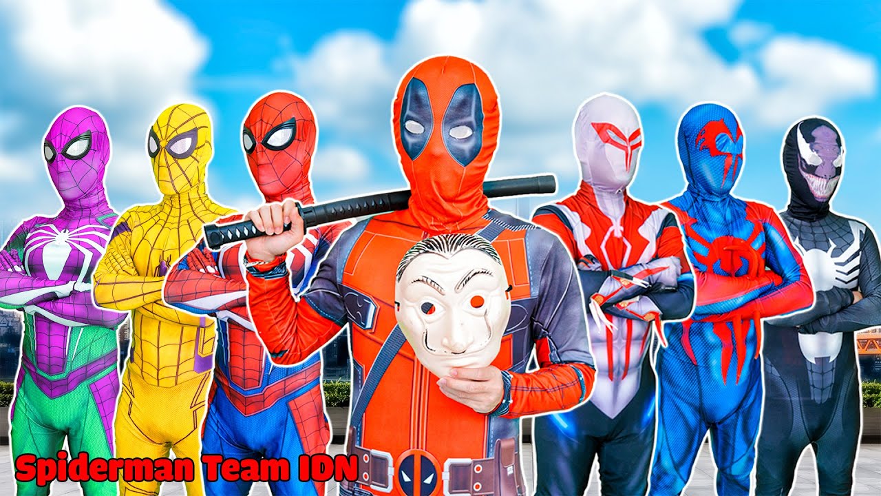 Joker dan kelompok penjahat menyewa Deadpool untuk menghabisi Team Spiderman - Spiderman Team IDN