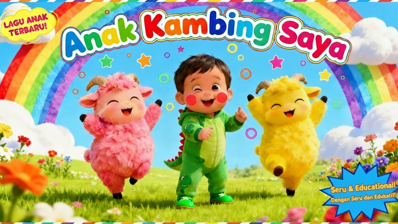 Anak Kambing Saya | Lagu Anak Ceria | Indonesian Kids Song | Nursery Rhymes for Children