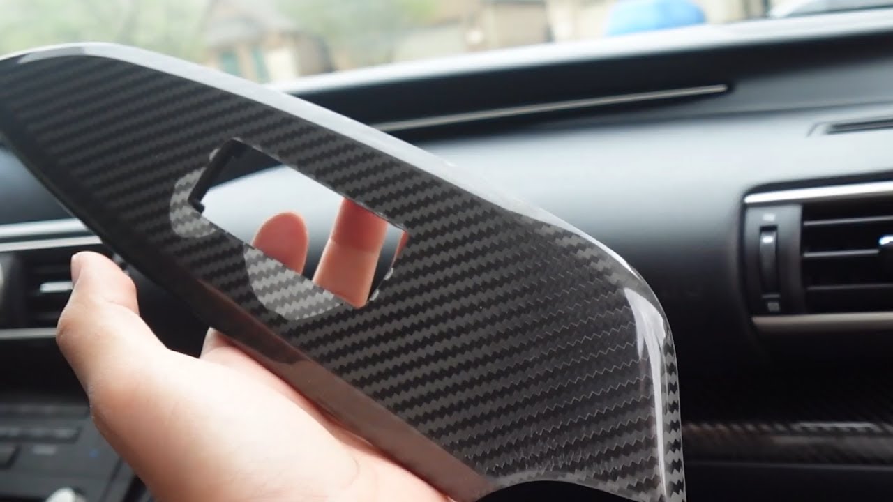 RCF window switch carbon fiber peeling...  FIXED!