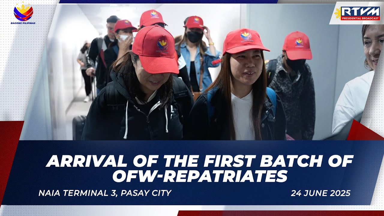 Arrival of the First Batch of OFW-Repatriates
