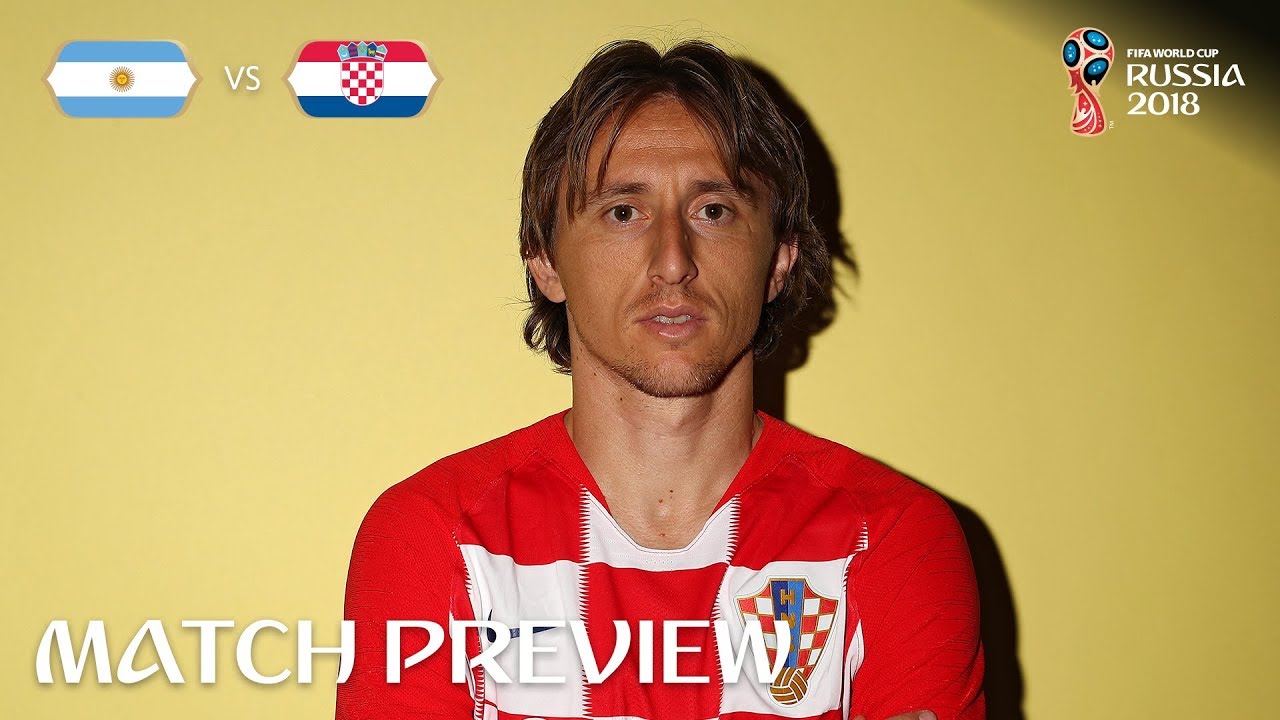 Luka Modric (Croatia) - Match 23 Preview - 2018 FIFA World Cup&trade;