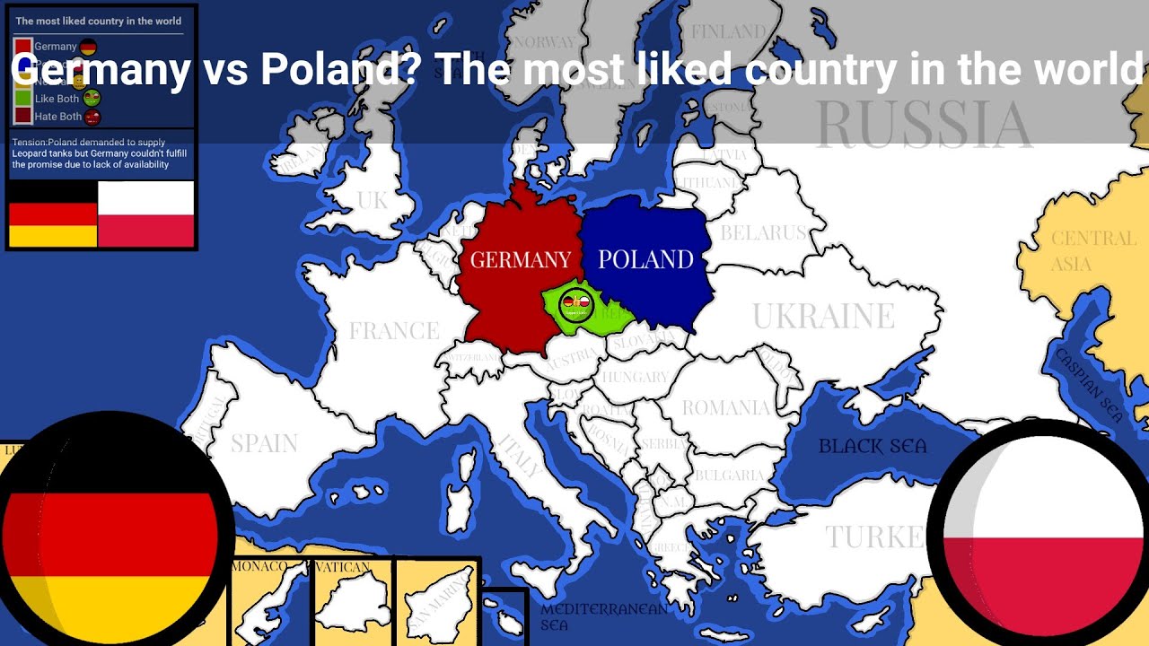 Germany vs Poland? the most liked country in the world