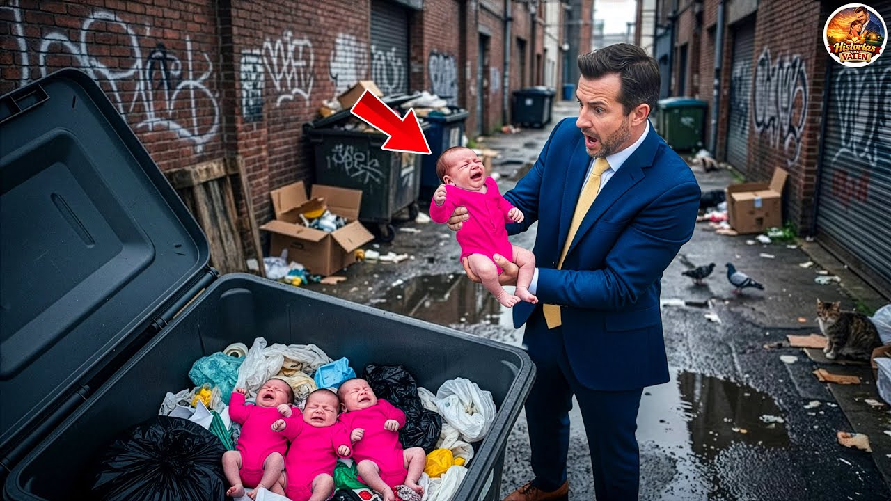 Un Millonario Regresa A Casa Y Halla A 4 Niñas Llorando En La Basura. La Verdad Lo Conmociona…