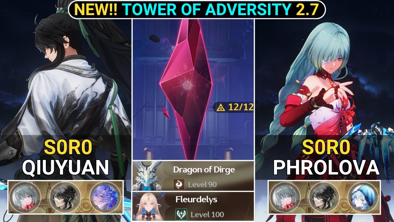 S0R0 Qiuyuan X Phrolova Showcase | NEW!! Tower of Adversity | WW 2.7