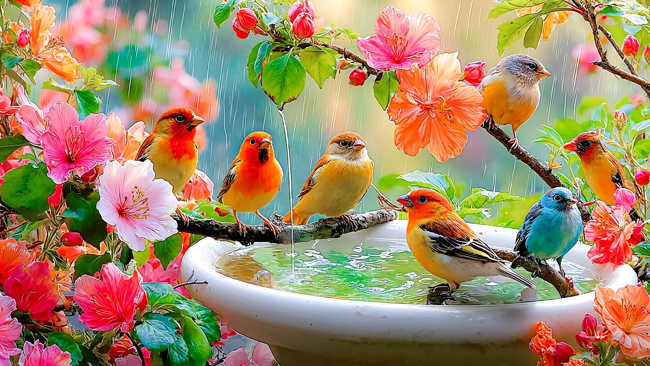 Птицы под дождем 🕊️ Успокаивающая музыка для снятия стресса, обретения внутреннего покоя и глубок...