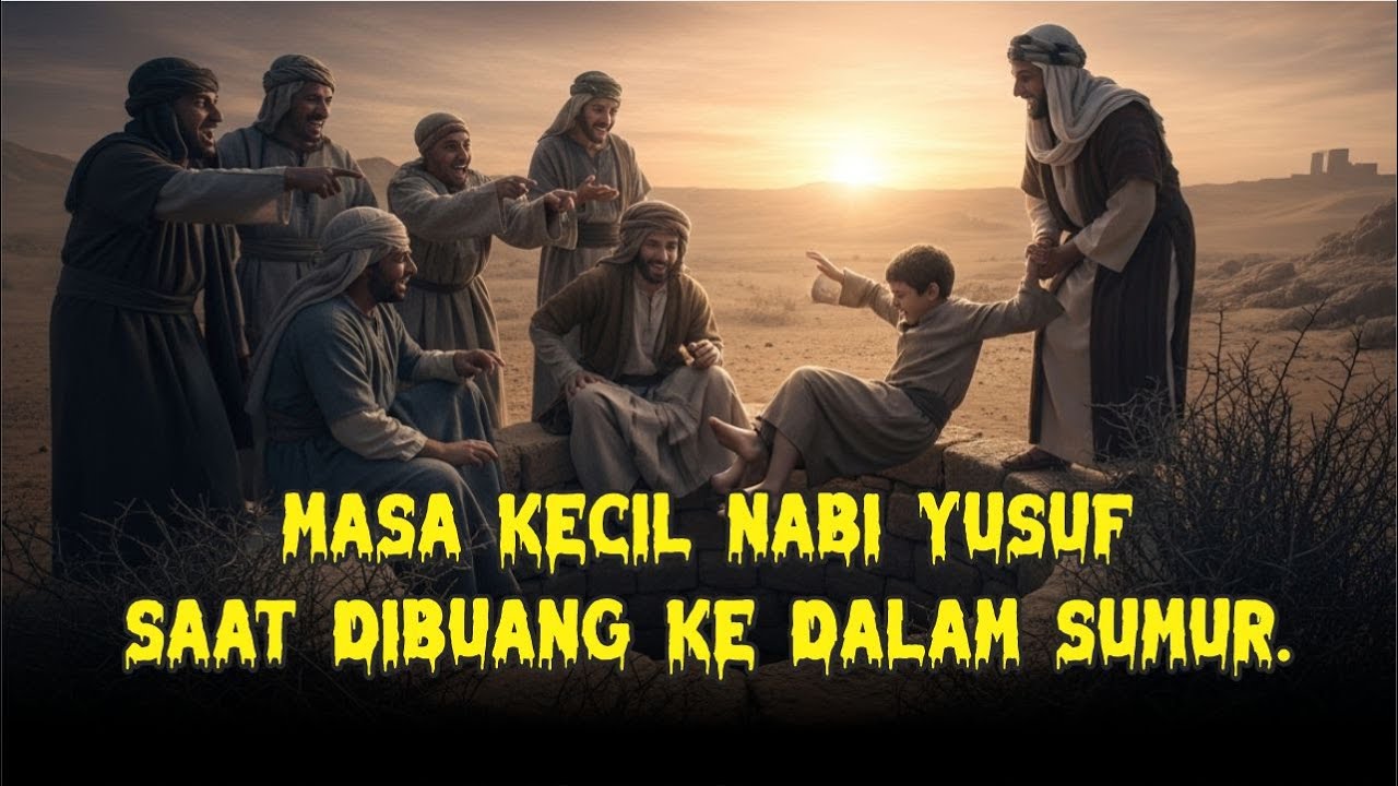 KISAH NABI YUSUF DIBUANG KESUMUR OLEH KAUM ISRAEL❗