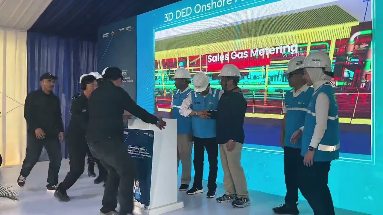 Ground Breaking Pembangunan Pipa Gas dari WNTS ke Pulau Pemping