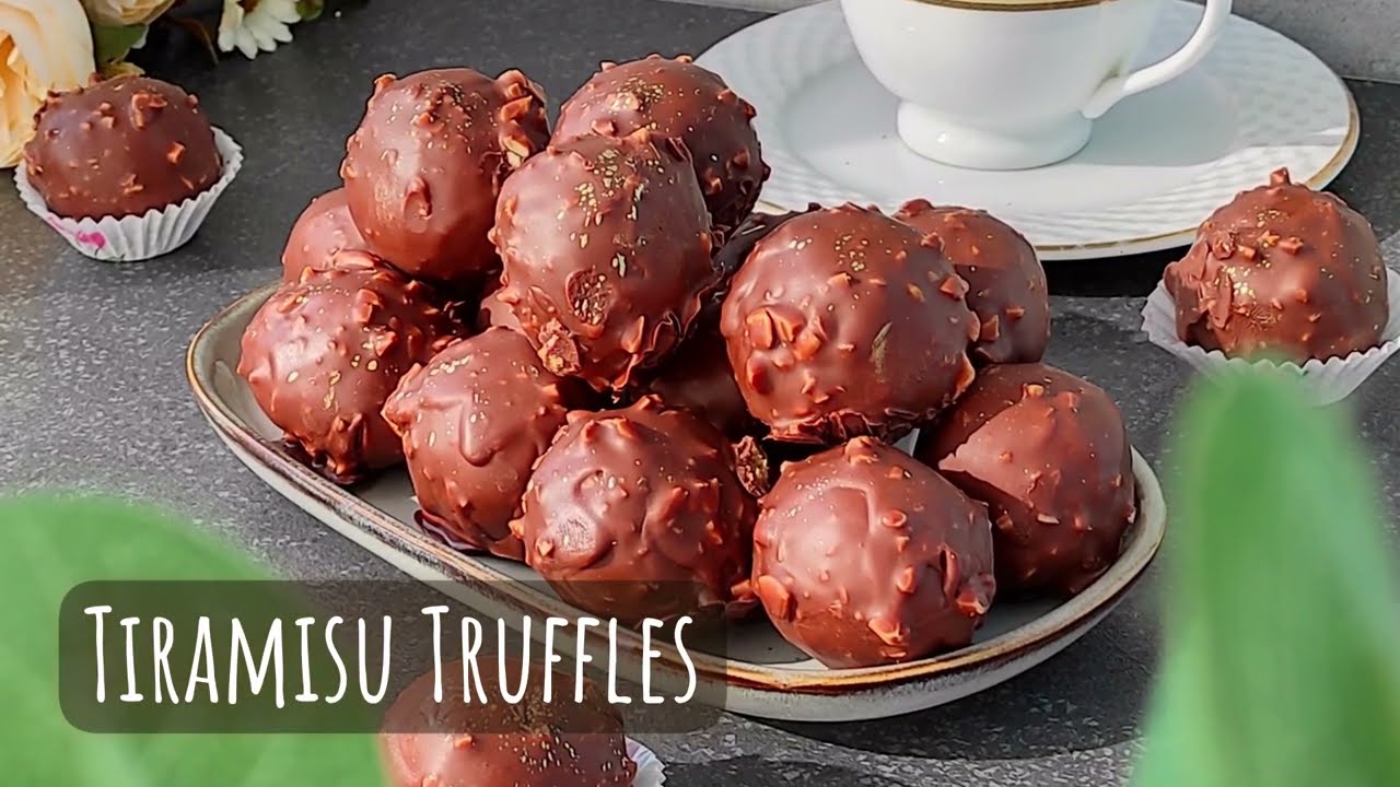 Tiramisu Truffles Recipe / How To Make Tiramisu Truffles