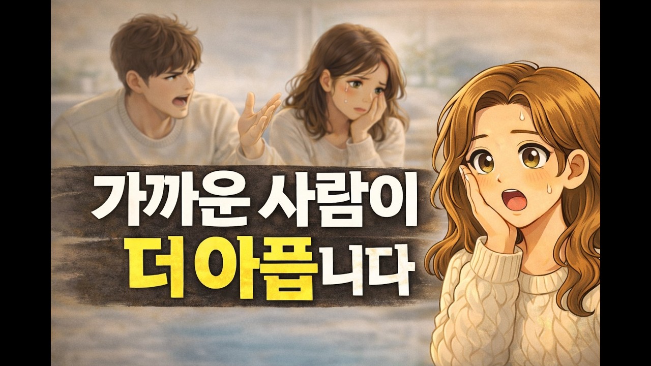 왜 가까운 사람에게 더 상처받을까요?