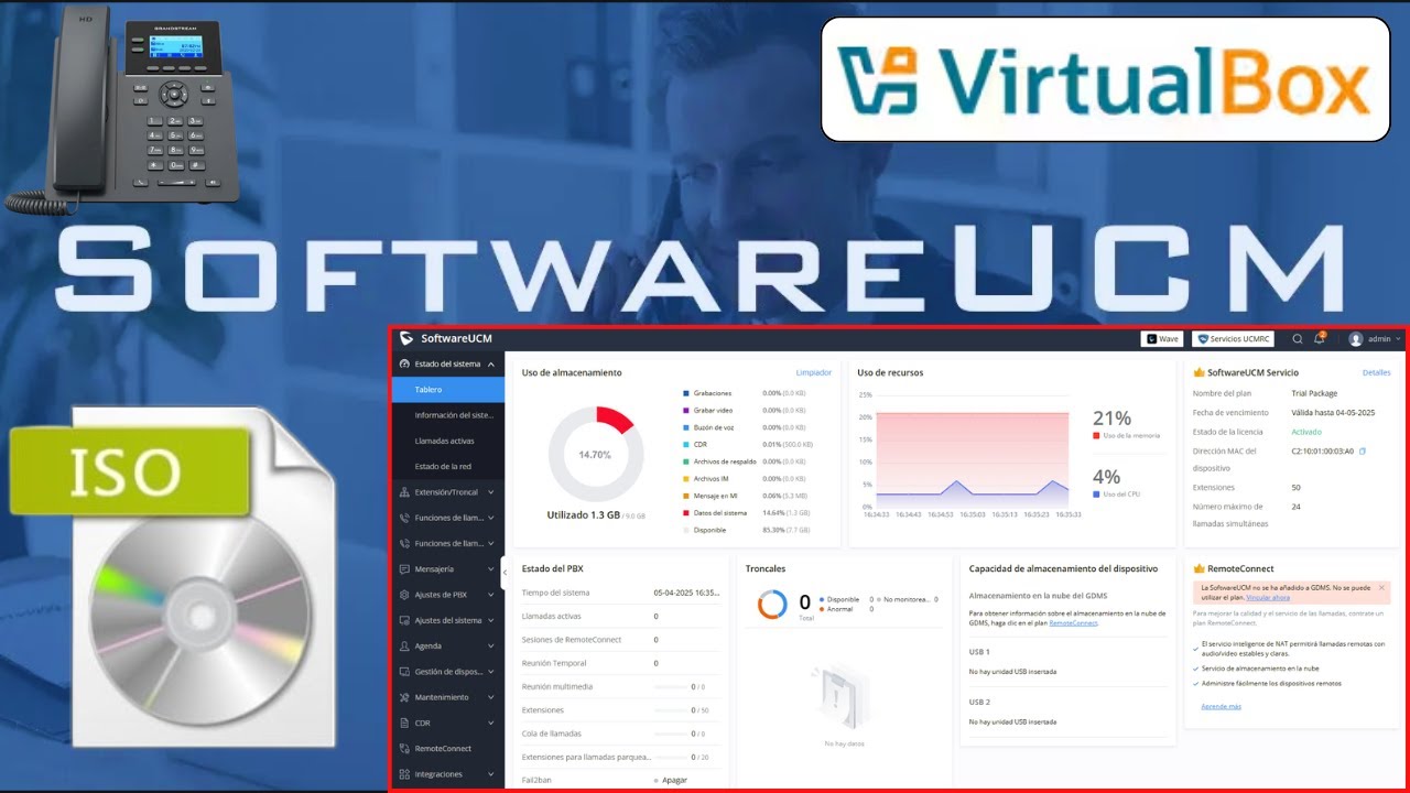 C&oacute;mo descargar e instalar software UCM Grandstream