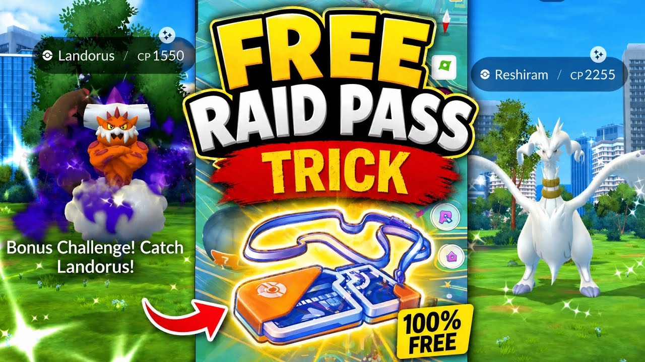 Best Possible ways to Get  Free Raid Passes in Pokemon Go 