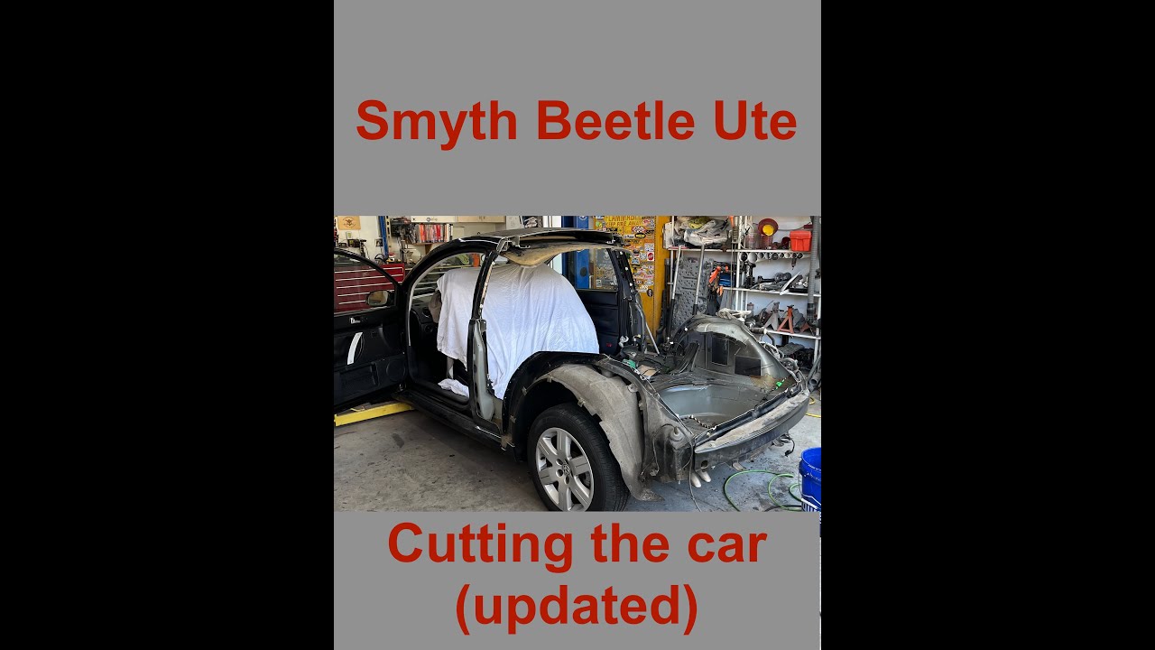 Cutting the car (Smyth Beetle Ute)