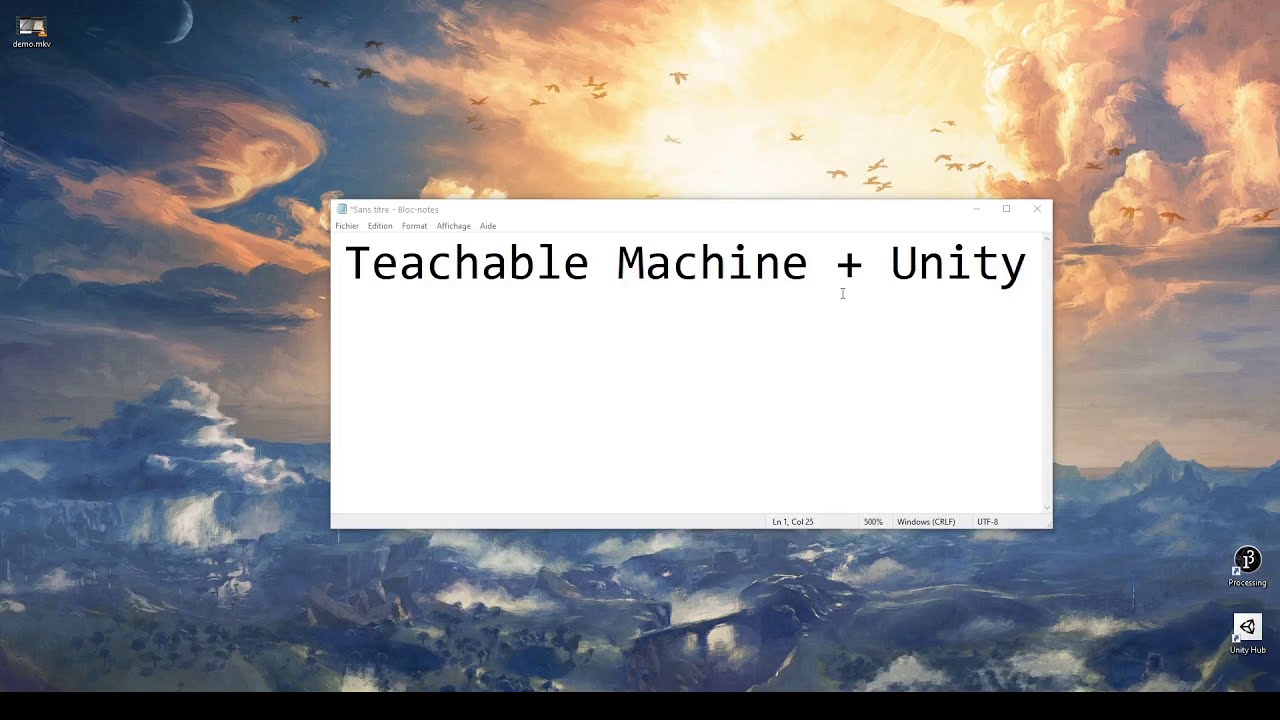 Reconnaissance d'image dans Unity avec Teachable Machine. Tutoriel complet.