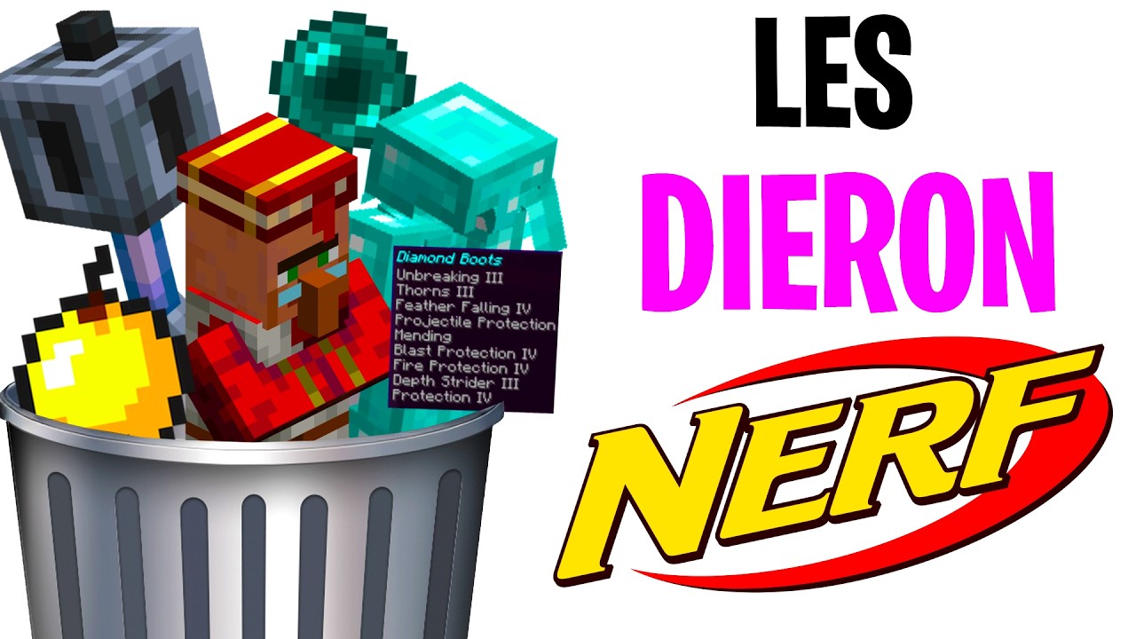 26 COSAS de Minecraft que ERAN BUENAS pero las NERFEARON