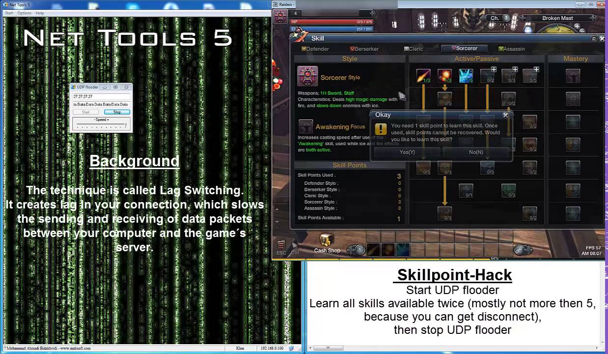Raiderz - Skillpoint-Bug
