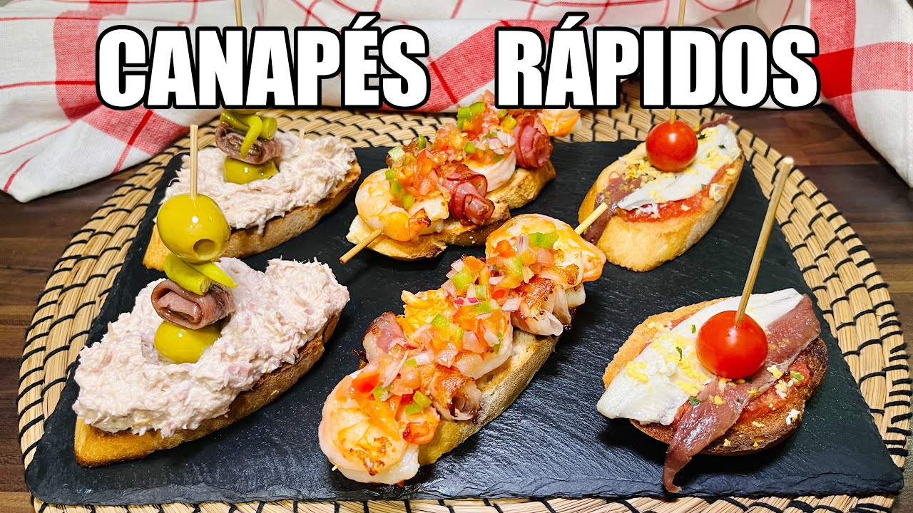 3 RECETAS de ENTRANTES o APERITIVOS que salvar&aacute;n tus FIESTAS o reuniones familiares