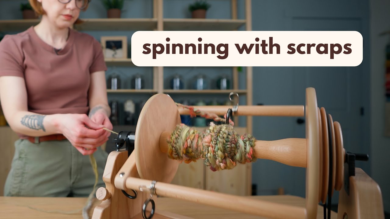 Turning Scrap Yarn Into New Art Yarn!